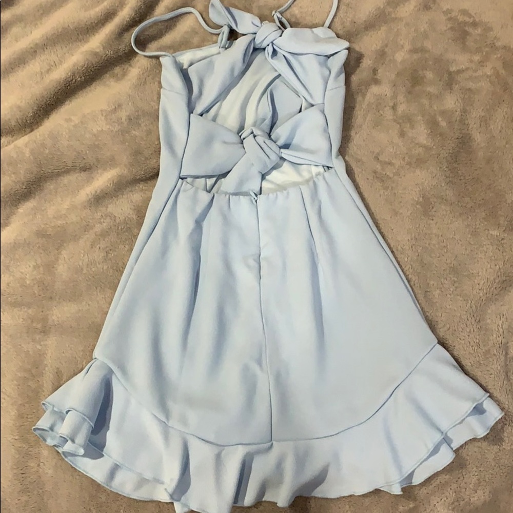Lucy in the Sky blue mini dress - Picture 2 of 3